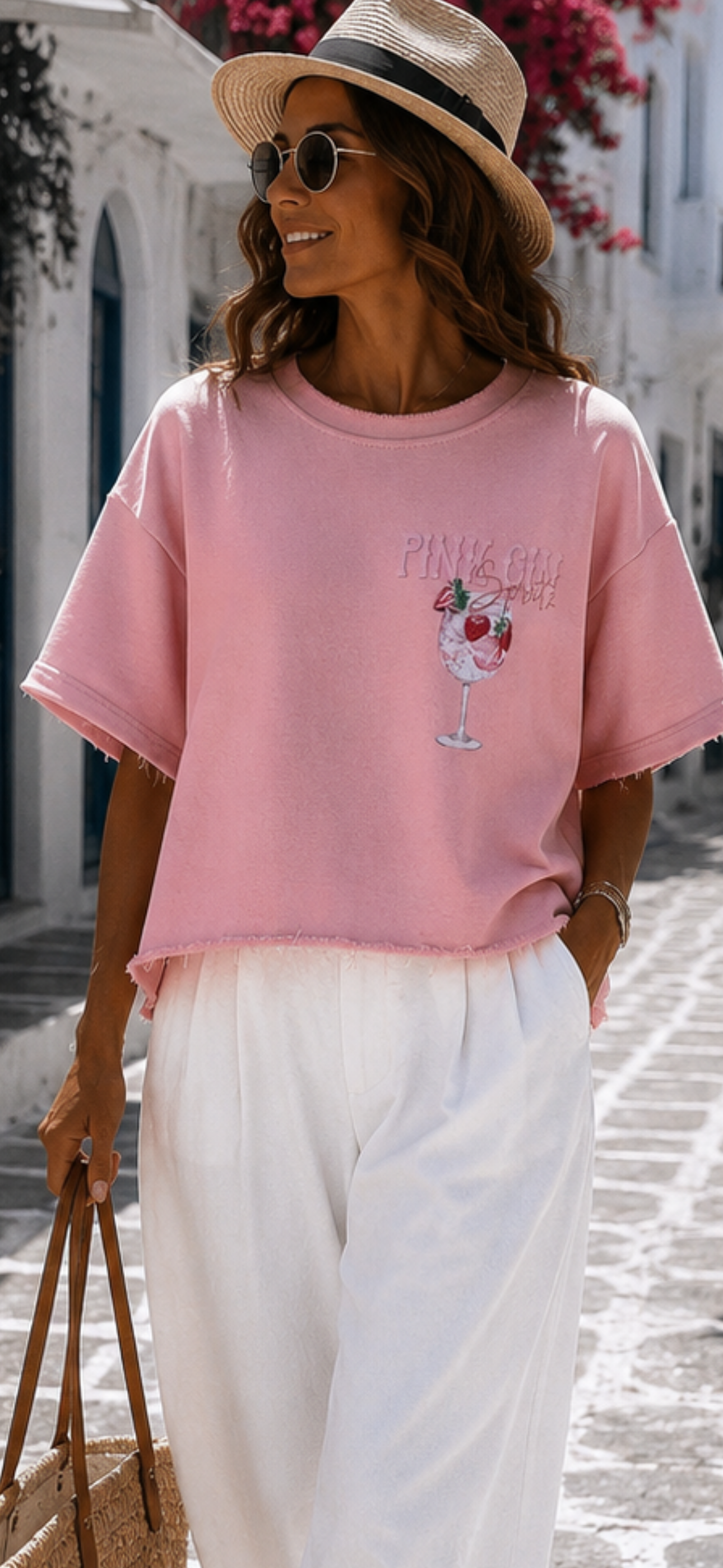 🍓 Pink Gin Spritz Sweatshirt – Rosy Pink Summer Edition 38-42