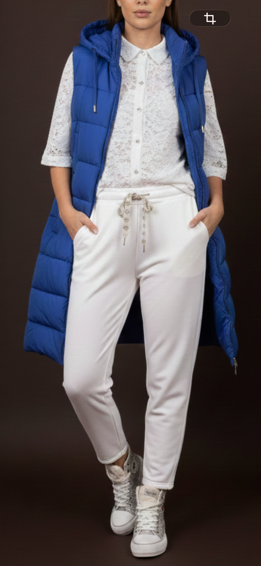 stilvolle, gesteppte ärmellose Weste