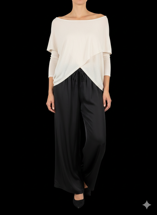 Kaschmir-Poncho Stricküberwurf