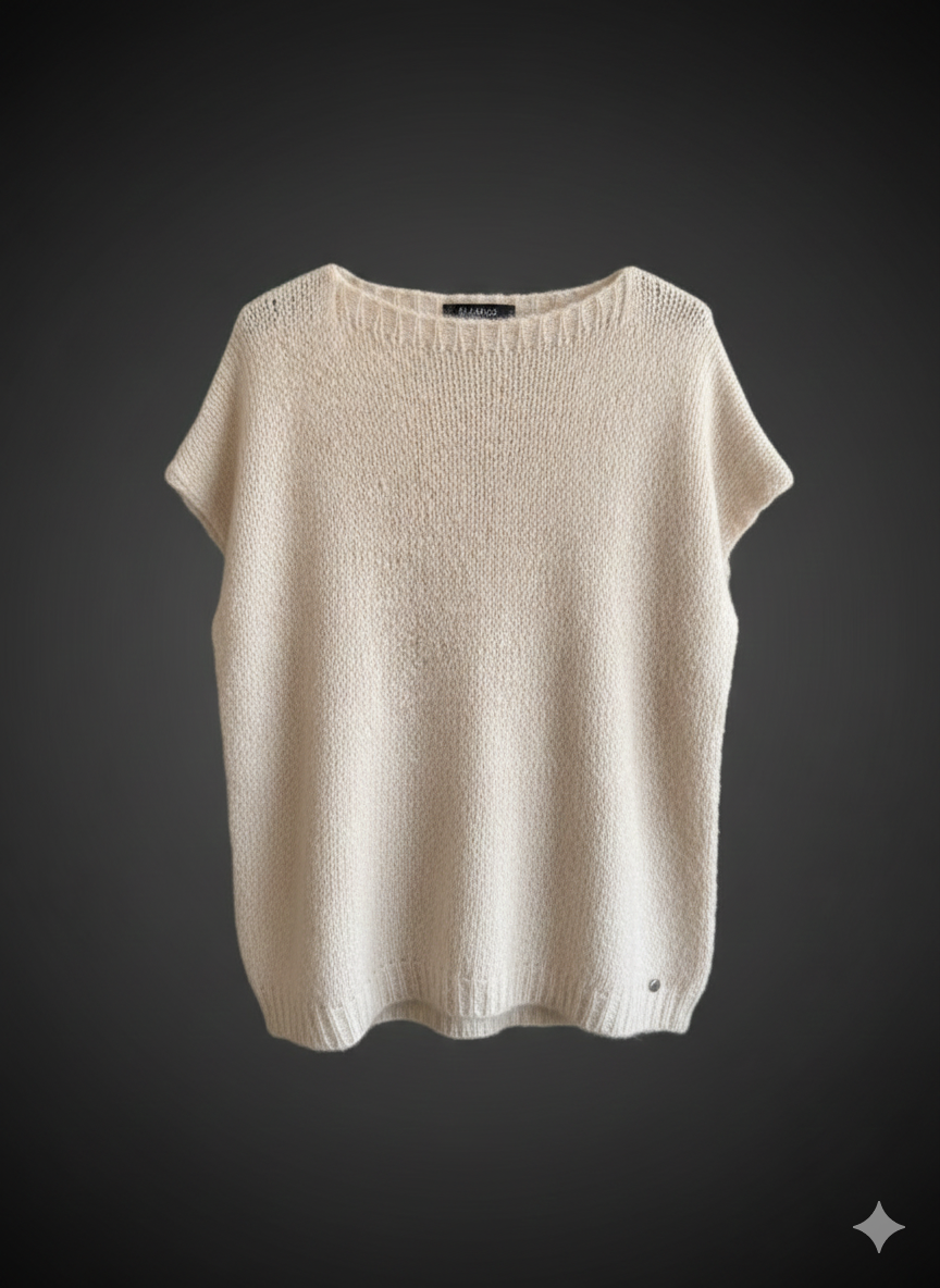 Oversized gebreid vest voor dames van Les Blondinettes