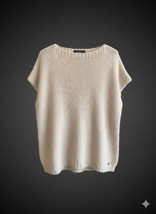 Oversized gebreid vest voor dames van Les Blondinettes