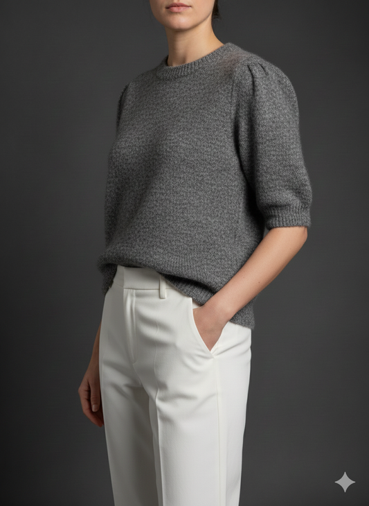 Gebreide trui met korte mouwen voor dames van JC Sophie