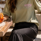 Aperol Spritz Shirt Salbei | Oversize T-Shirt Damen 38–42 | Ibiza & Mykonos Style
