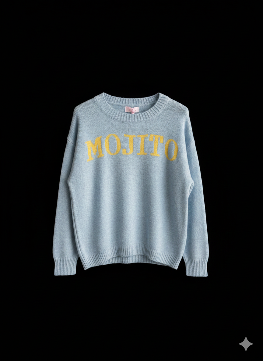 Gebreide trui met lange mouwen voor dames (maten 36-42)