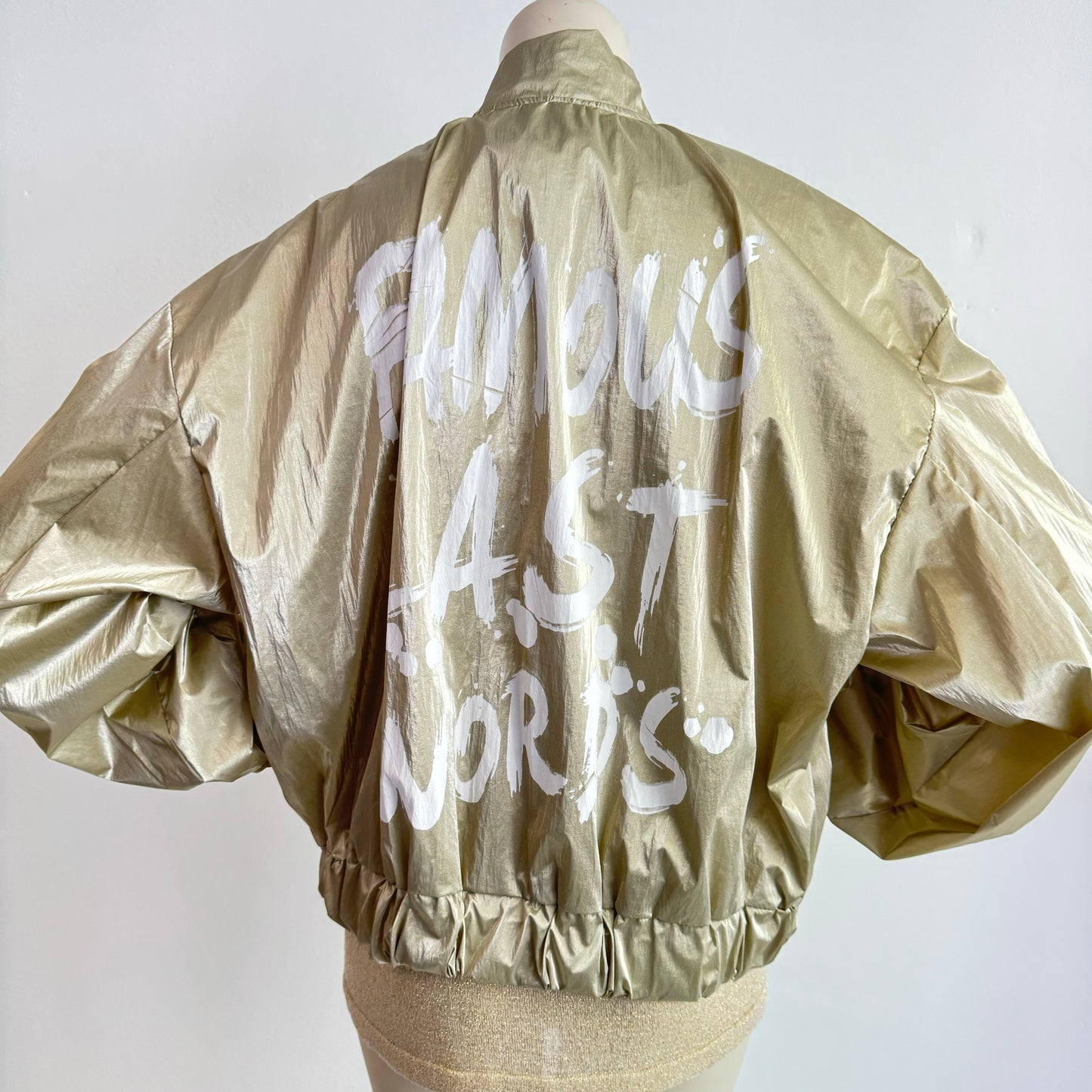 Gold Bomberjacke