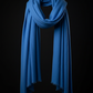 Myromi Kaschmir Schal Blau – 100% Cashmere, 90x200 cm – weich & luxuriös