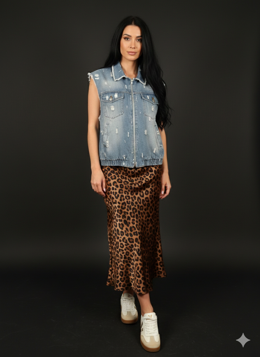 Jeans Weste Damen - feminin und sportlich