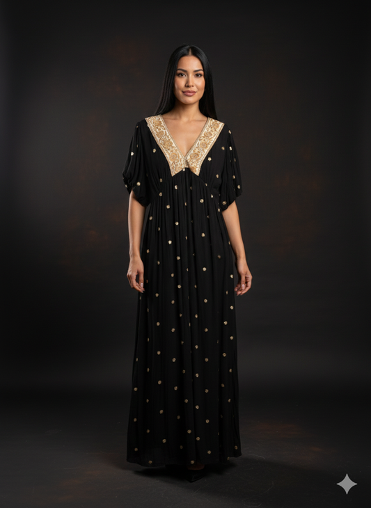 Damenkleid Maxikleid Viskosekleid Bohostyle (38-42)