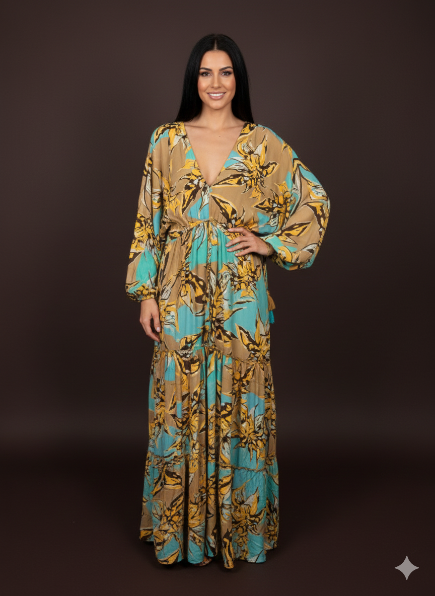 Damenkleid Maxikleid (38-42)