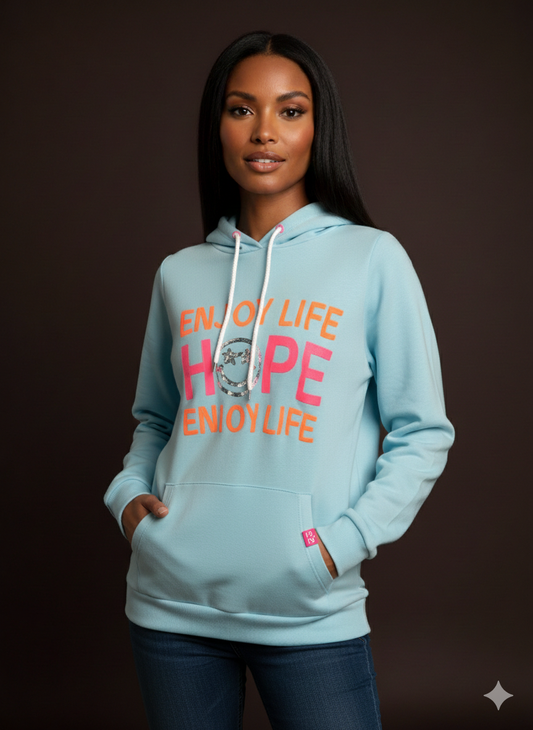 Dameshoodie, damespullover met capuchon van Zwillingsherz