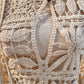 Ibiza Midi Dress for Women - Cotton Summer Dress with Crochet Pattern (38-42)
