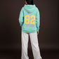 Damenhoodie mit Kapuze Oversize (38-44)