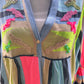 Ibiza Boho Tunic Dress for Women Multicolor – Midi Dress with Flounce Sleeves (Sizes 38–42)