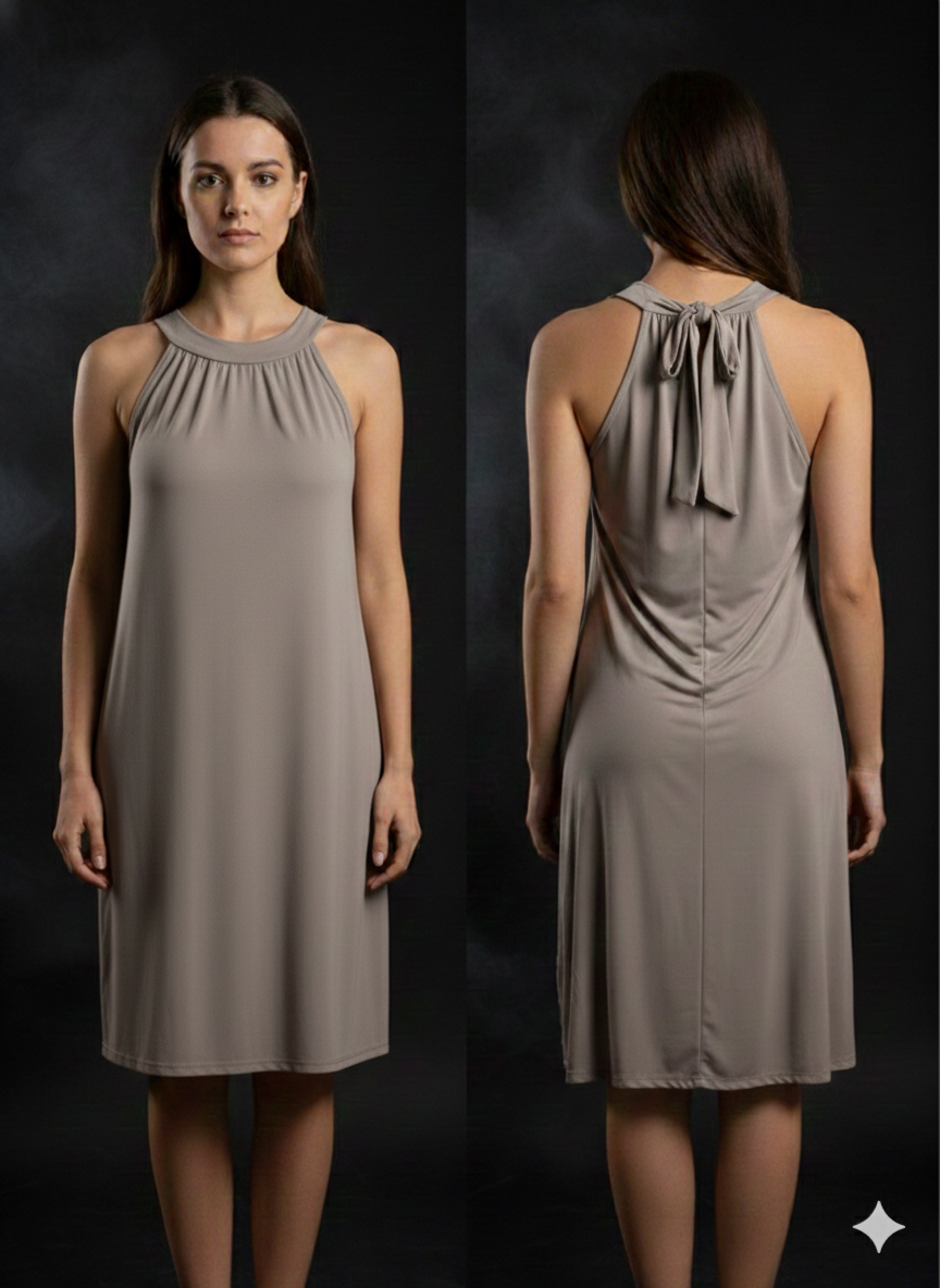 Damenkleid Midikleid Ärmellos (36-42)