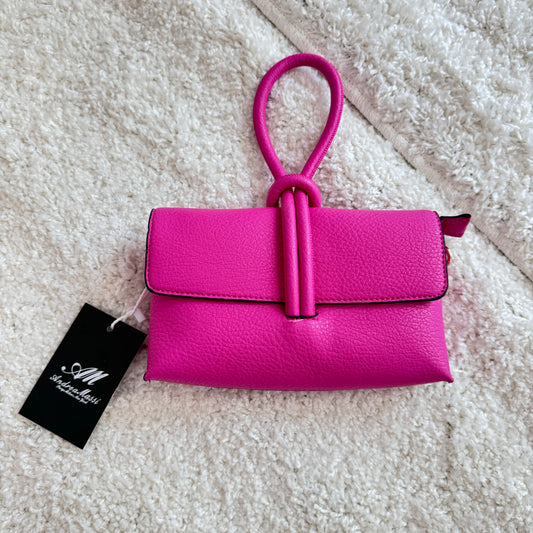 Stylische Handtasche in leuchtendem Pink