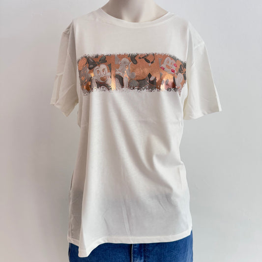 Trendiges T-Shirt mit lustigem Print Miki