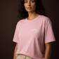 Damen T-Shirt Baumwollshirt in Rosa mit Motiv Spritz Aperol