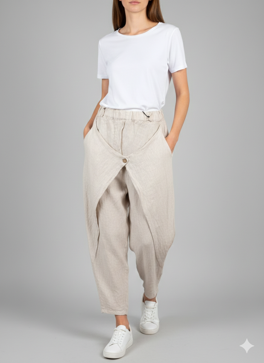 Damesbroek van linnen