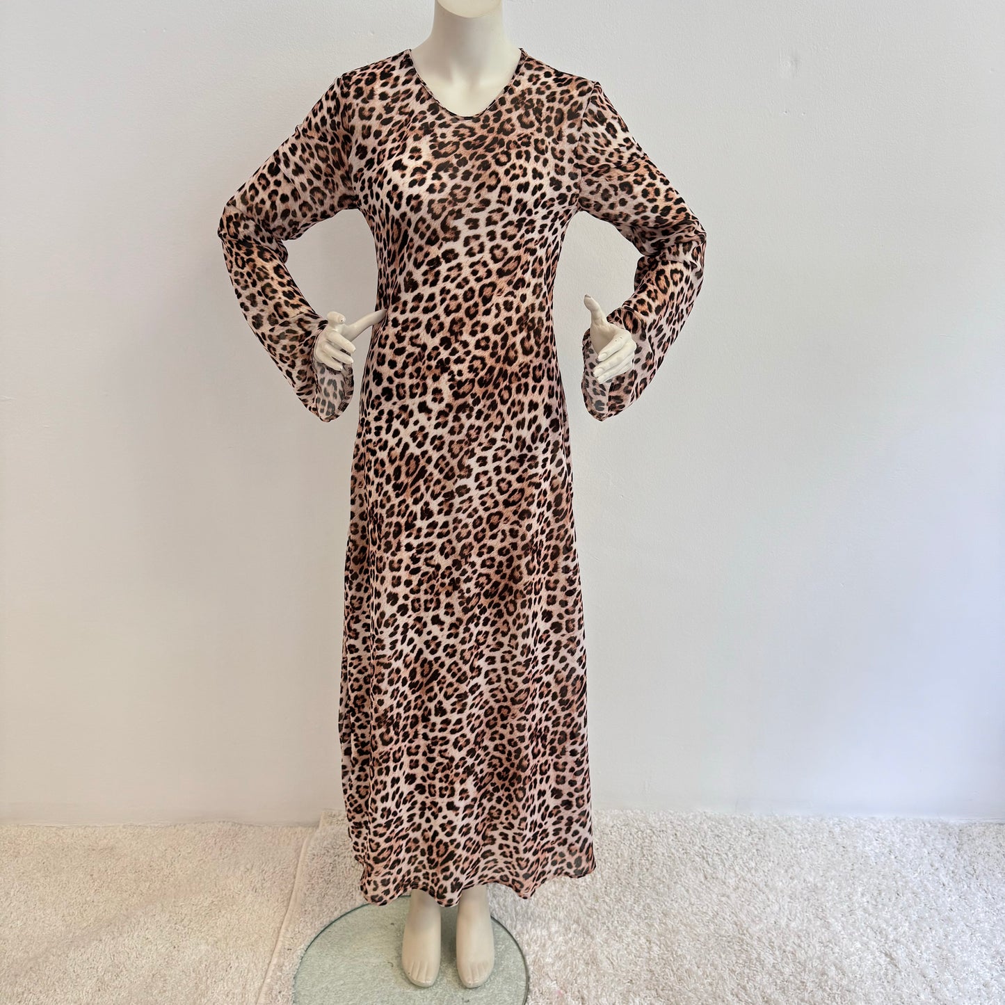 Leopard Maxi Kleid