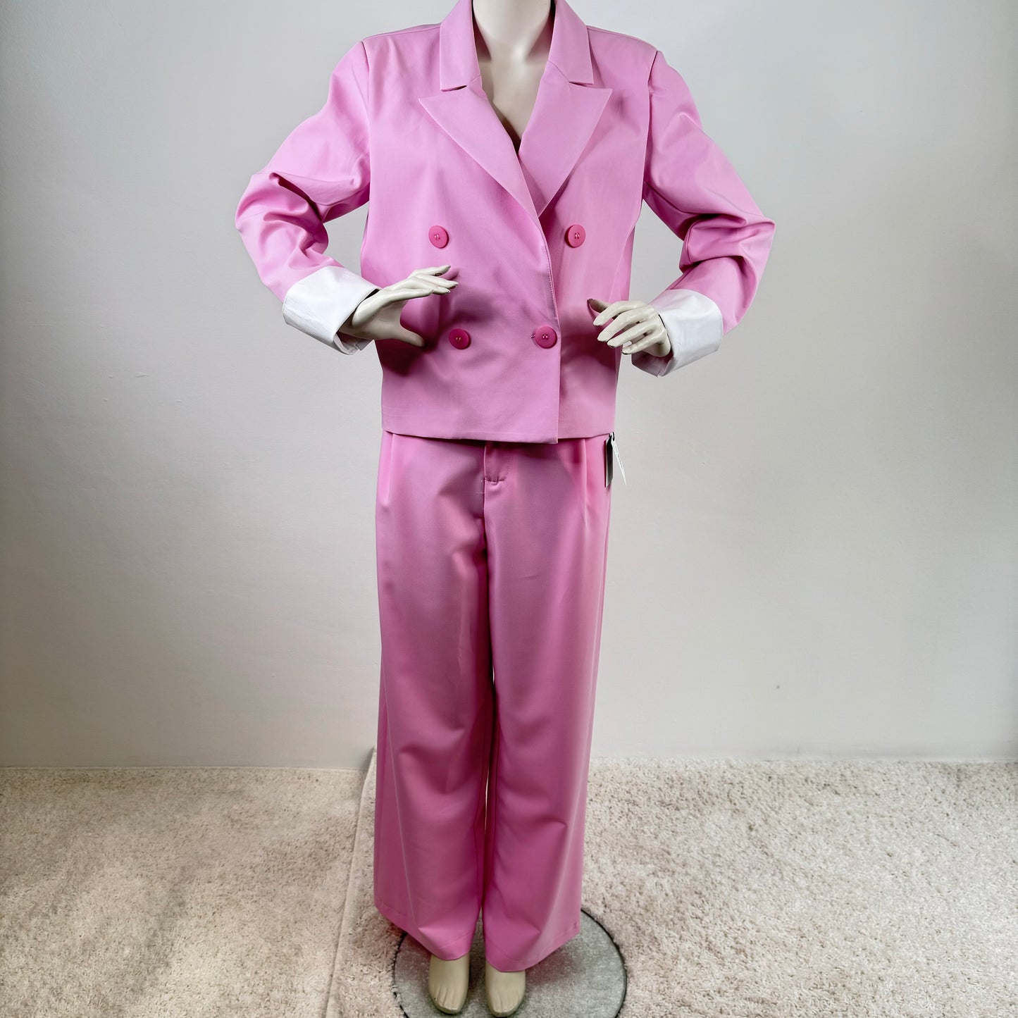 Damenblazer und Damenhose in Pink