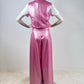 Elegante Pinke Hose Metallic Look