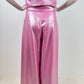 Elegante Pinke Hose Metallic Look