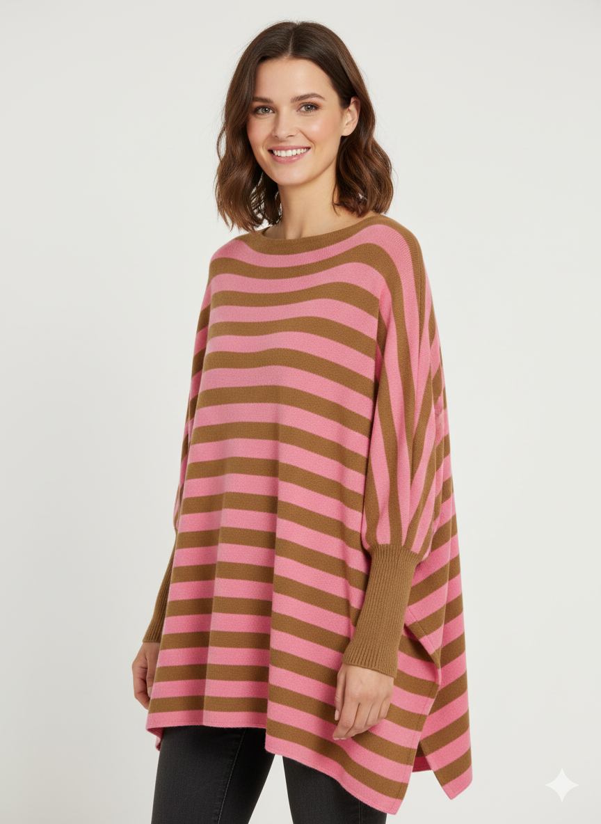 Damen Oversized Pullover in verschiedenen Farben (38-48)
