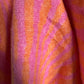 Damen Dreiecksschal Pink-Orange aus 90 % Viskose