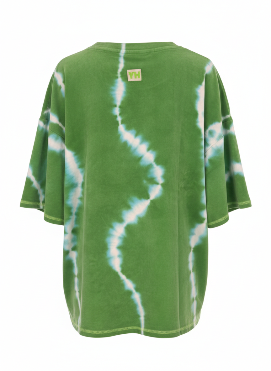 Yippie Hippie Oversized T-shirt voor dames – Casual print & zachte kwaliteit