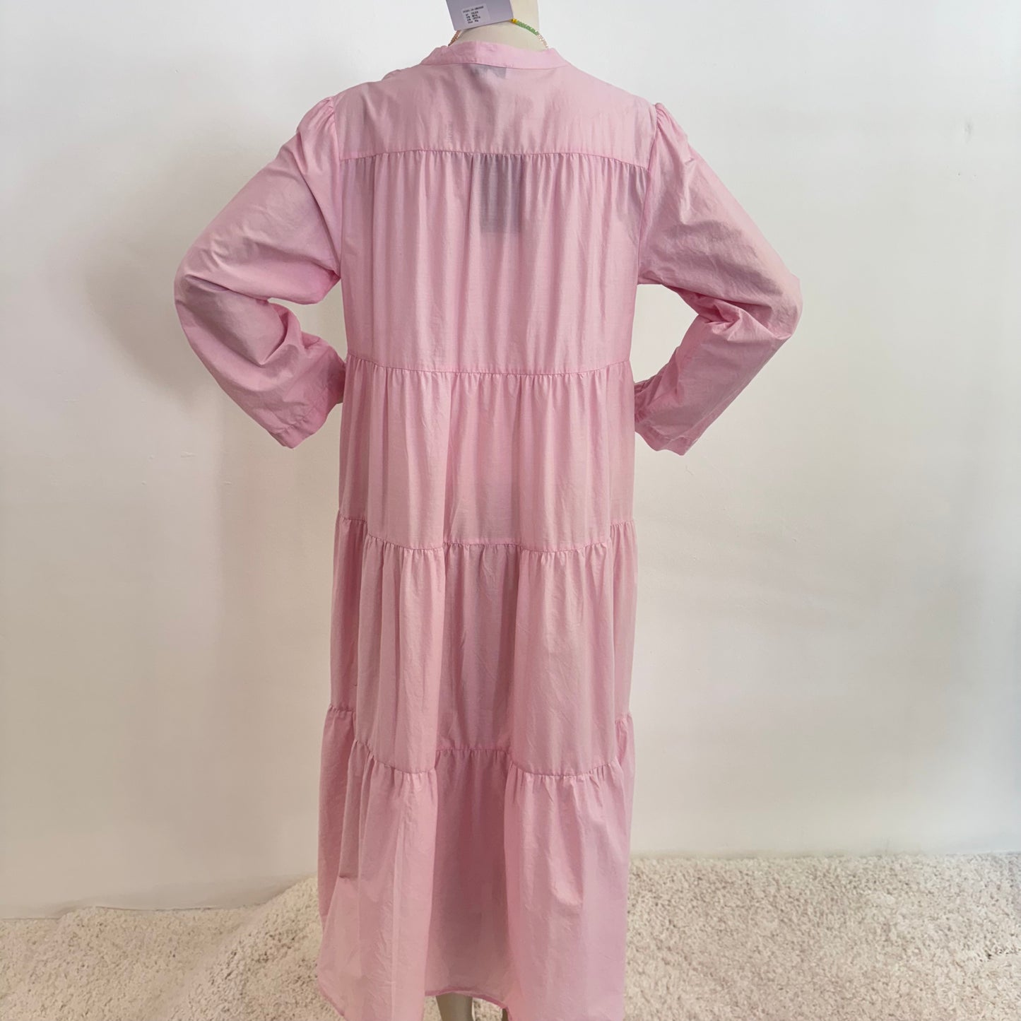 Luftiges Maxikleid in Rosa