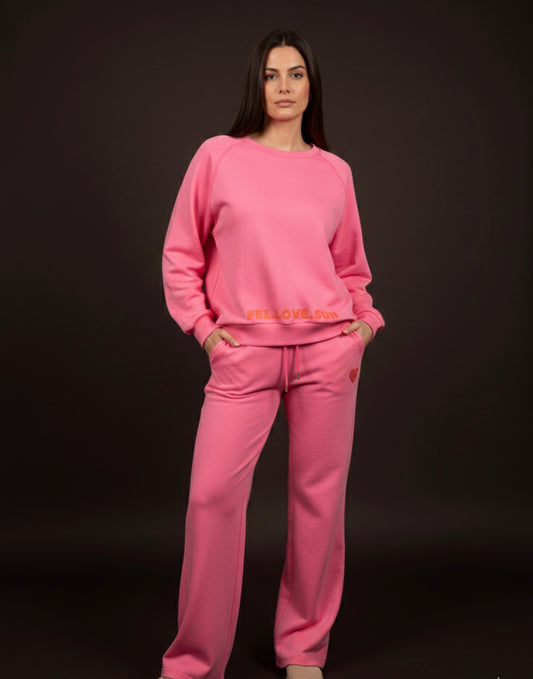 Yippie Hippie dames sweatshirt – casual oversized top van viscose-katoenmix