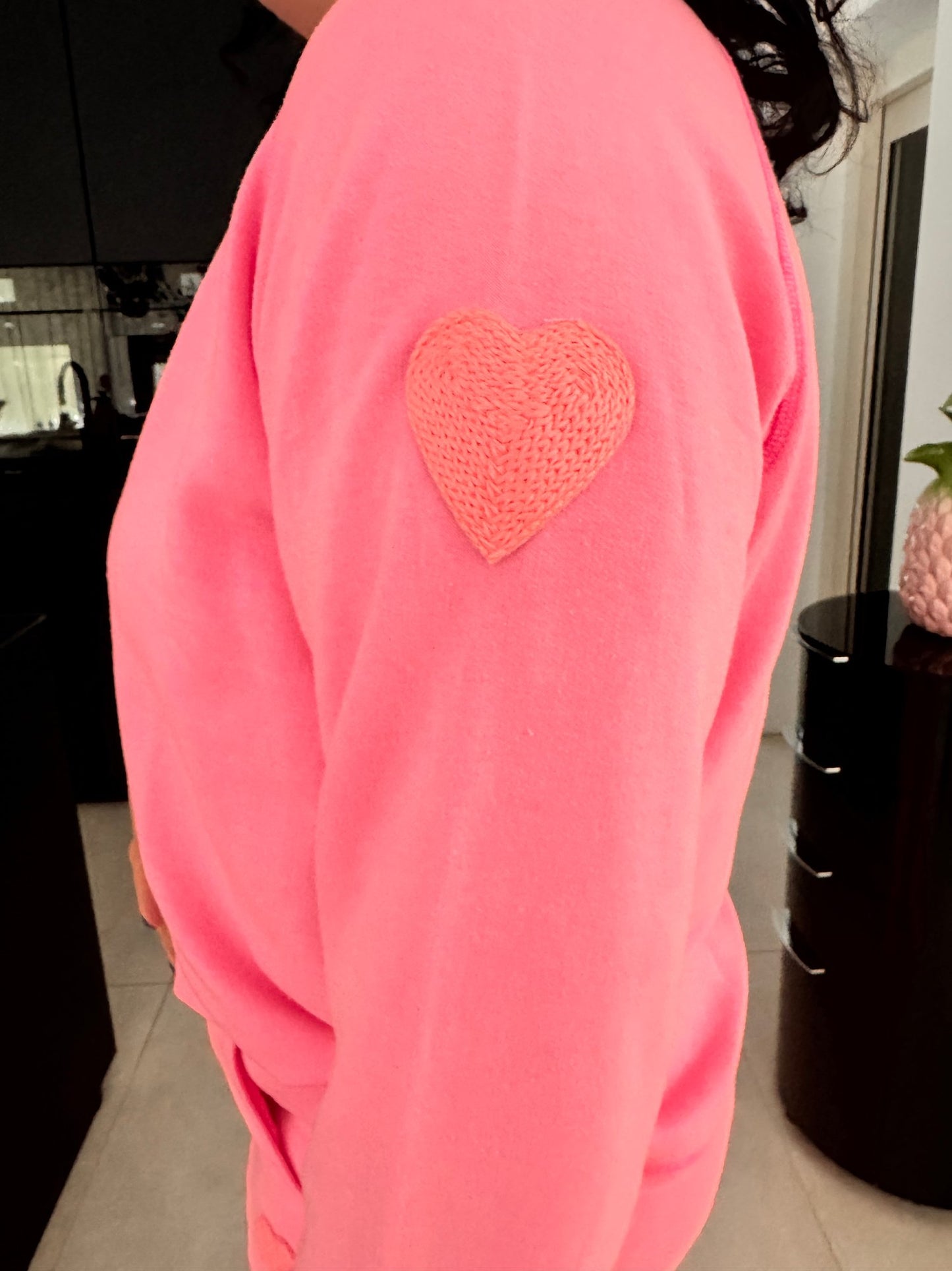 Yippie Hippie dames sweatshirt – casual oversized top van viscose-katoenmix