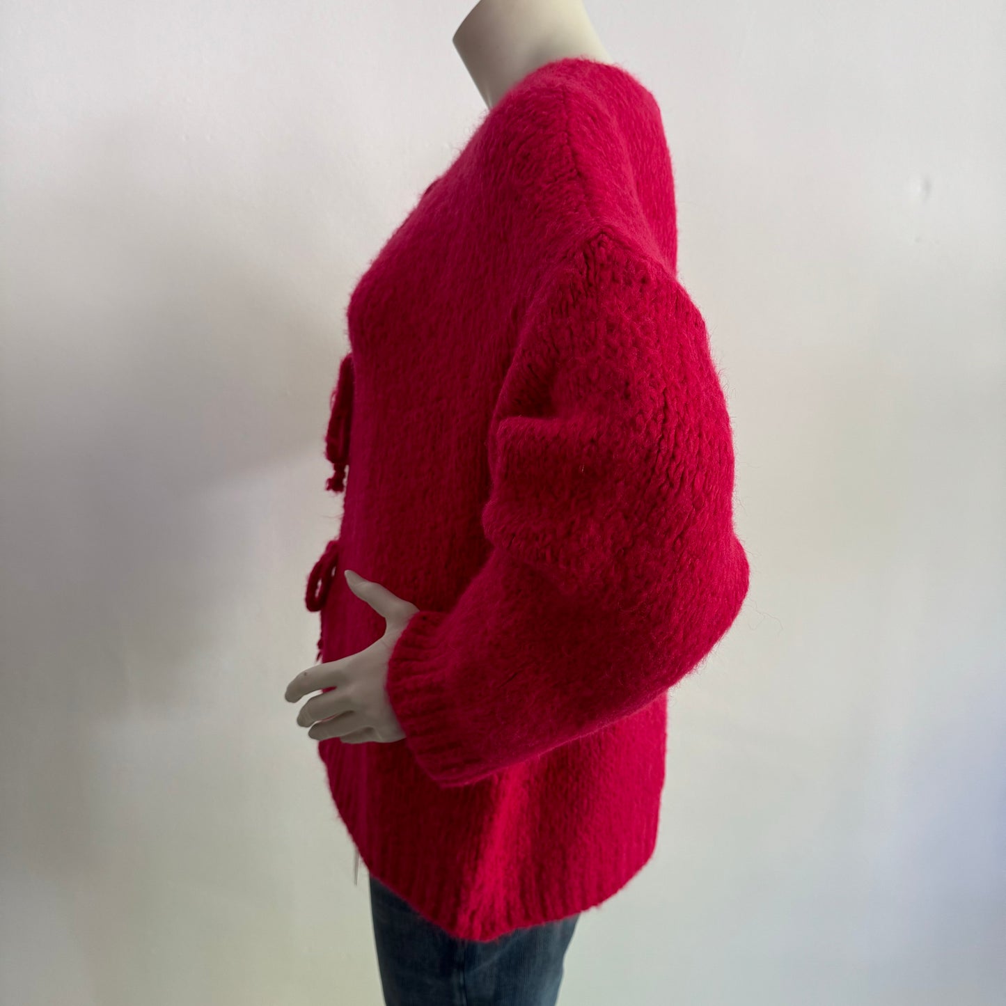 Strickjacke mit Schleifen in 6 Farben