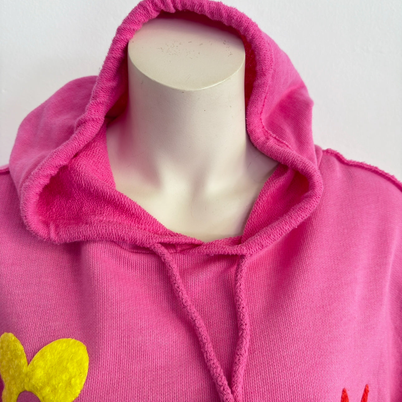 Zwillingsherz Hoodie Blumig Pinki