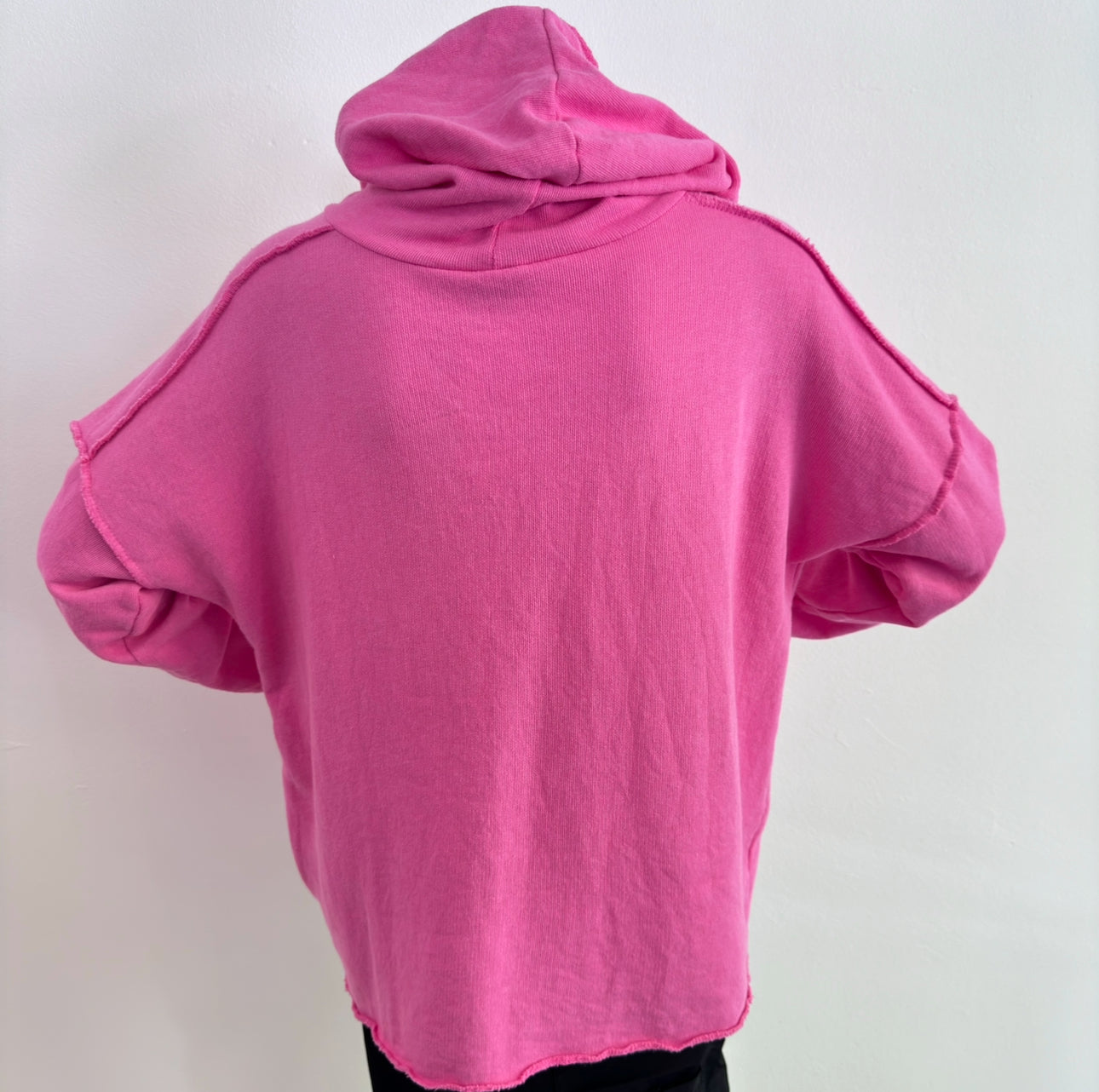 Zwillingsherz Hoodie Blumig Pinki