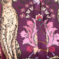 Yippie Hippie Damenbluse – Viskose Boho Bluse mit Leopardenmuster