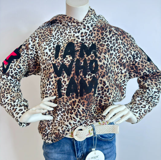 Yippie Hippie Leo Sweatshirt mit Kapuze