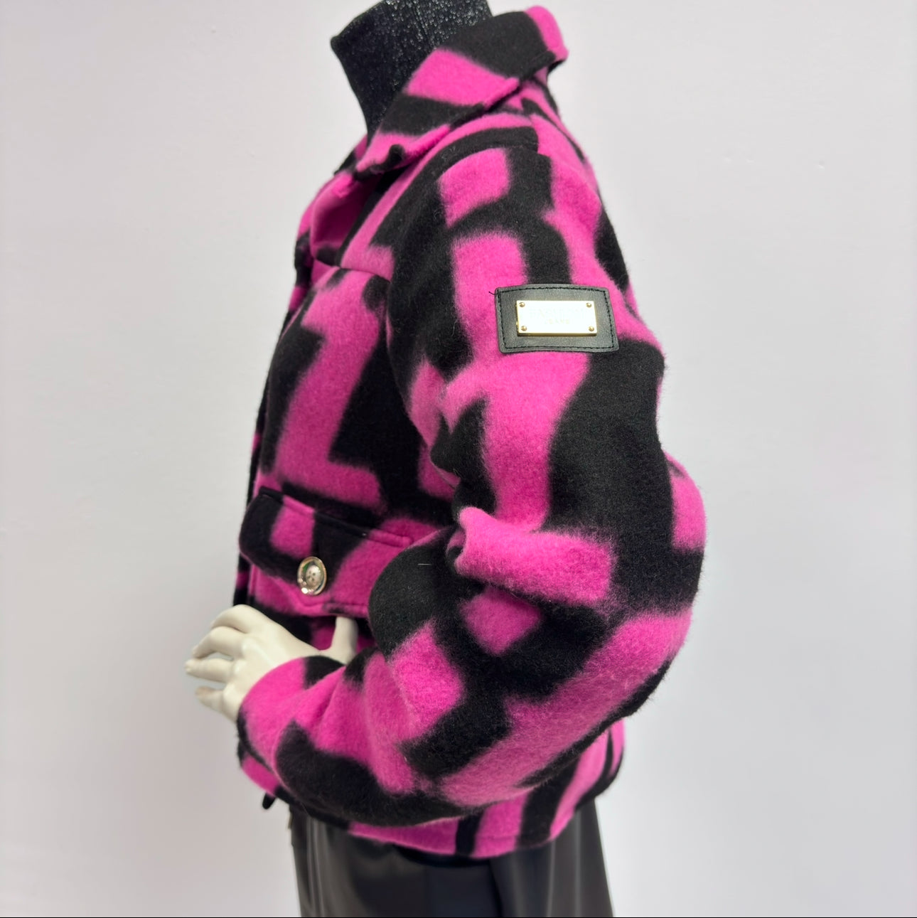 Pink/Schwarz Jacke