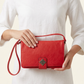 Ferrari Rot Clutch & Umhängetasche Damen – 2-in-1 Statement Bag mit Schulterriemen | Boutique in Heaven
