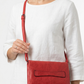 Ferrari Rot Clutch & Umhängetasche Damen – 2-in-1 Statement Bag mit Schulterriemen | Boutique in Heaven