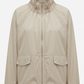 JC Sophie Windjacke Creme – lässig-edle Übergangsjacke mit Rüschenkragen