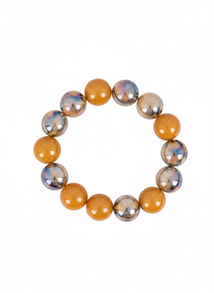 Magic Pearls Armband Damen – Farbige Perlenarmbänder in Gelb, Blau & Rosa | Trend Schmuck Statement