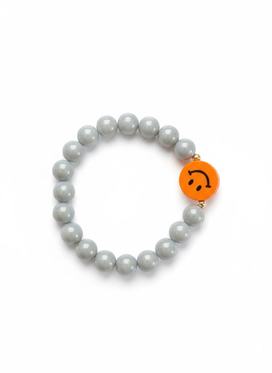 Armreifen Perlen Smiley