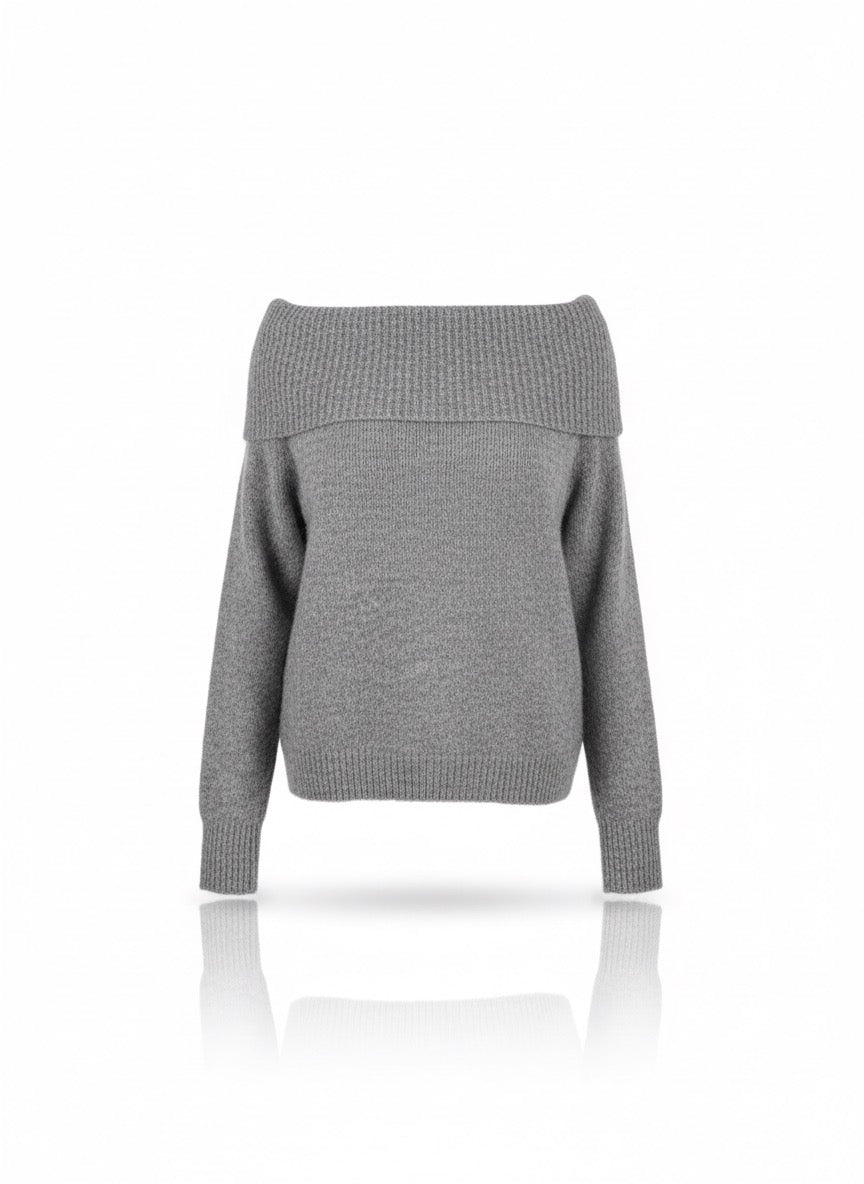 Damestrui, gebreid, off-shoulder / coltrui (38-42)