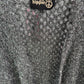 ✨ Yippie Hippie Metallic Weste – Exklusiver Glamour-Look in Grau