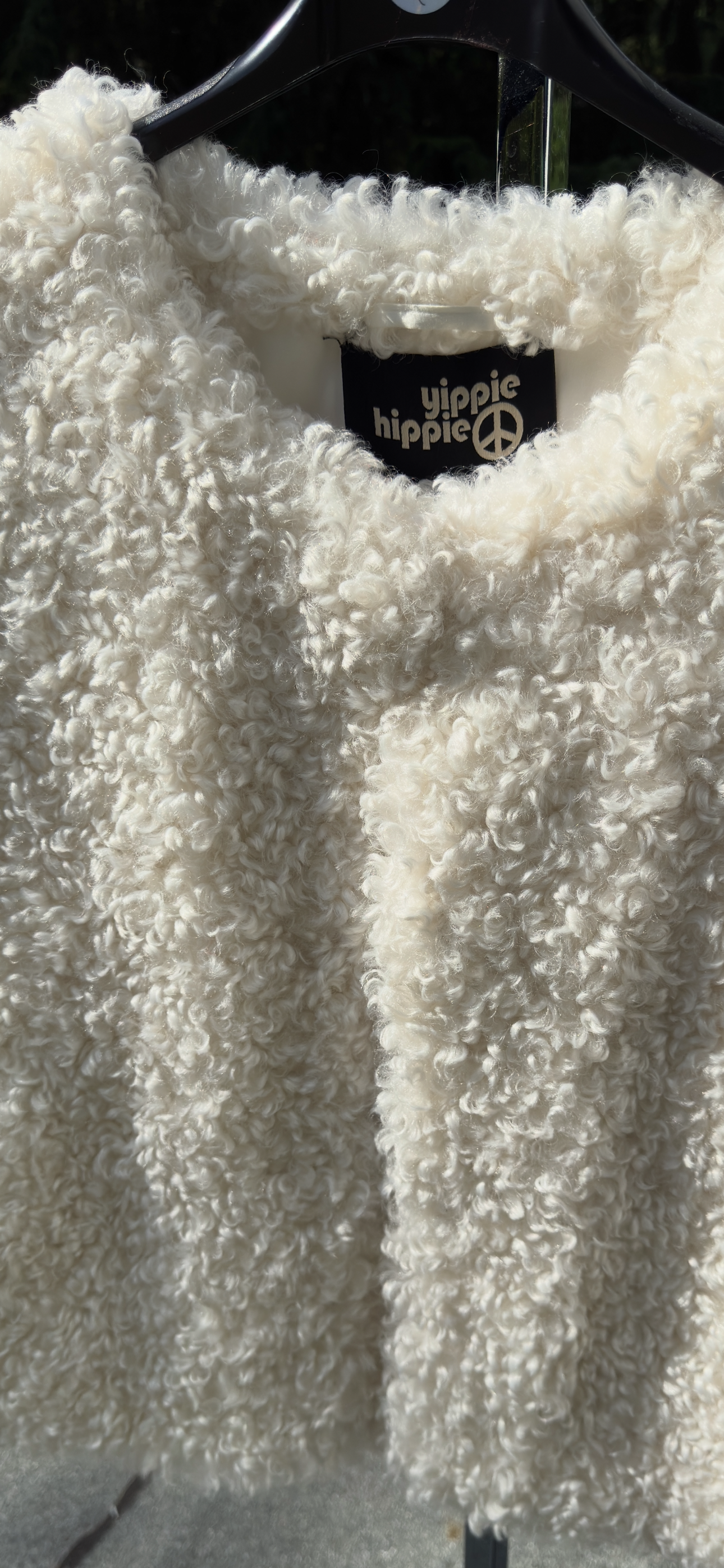 ✨ Yippie Hippie Damen Teddyfell-Weste Snow White – Luxus zum Reinkuscheln
