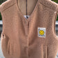🤎 Damen Teddy Smile Weste – Kuschel-Luxus mit Statement-Patch 38-42+