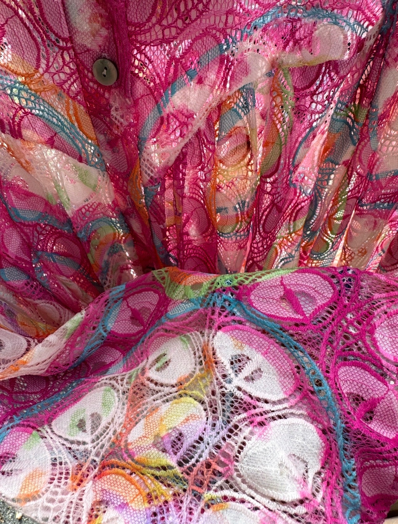 Pink Paradise Chiffonkleid – Luxury Ibiza Dress mit Stehkragen & Wow-Effekt ✨