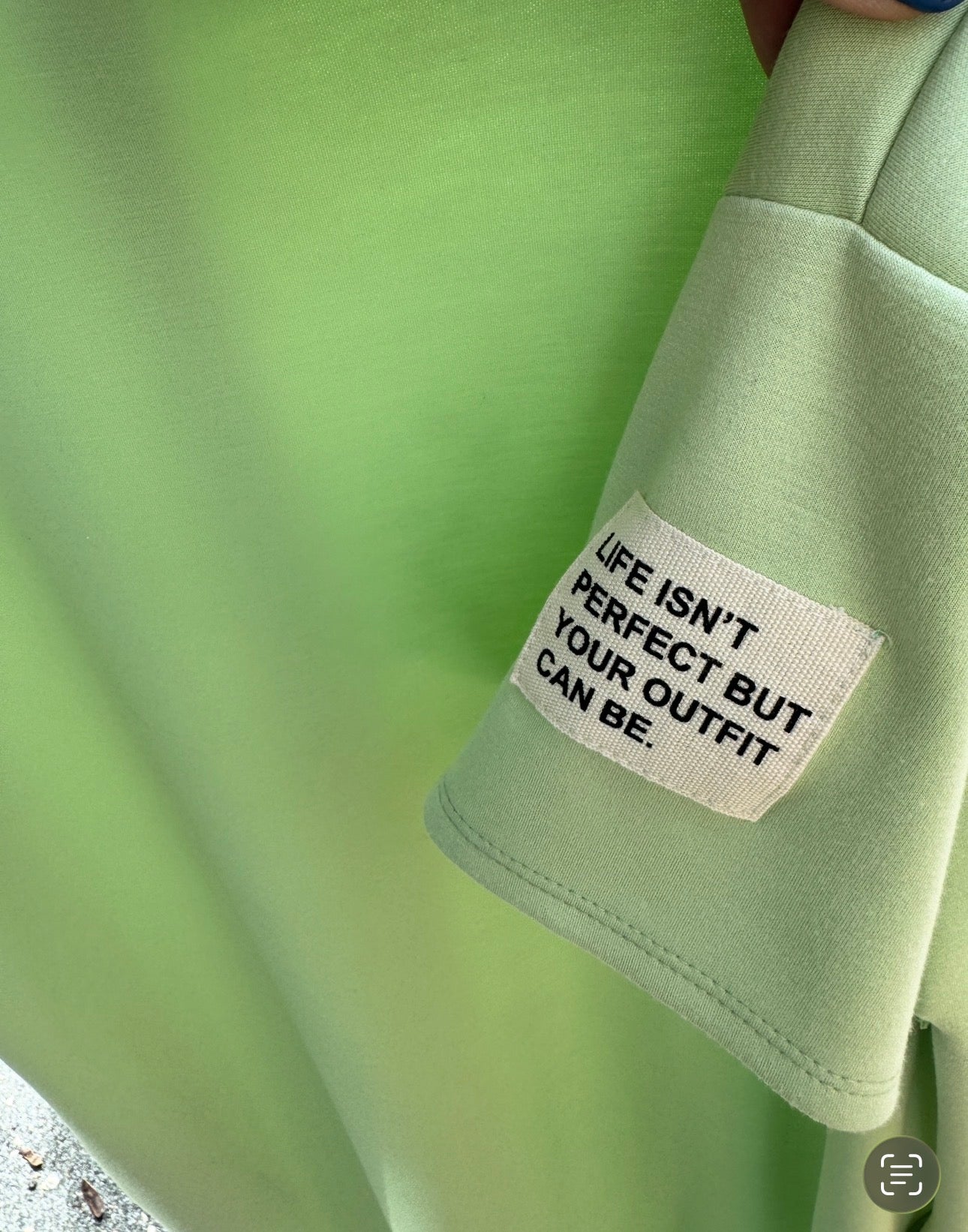 Damen Sweatkleid Mintgrün – Oversize Shirtkleid mit Taschen & Seitenschlitzen | Sportlich Elegan (38-42)