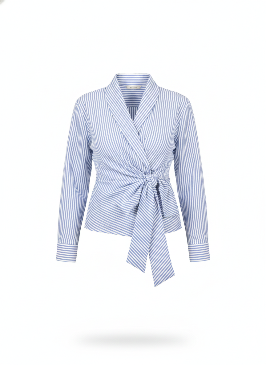 Süsse Bluse zum Binden in 2 Farben